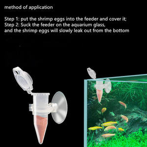 Dispenser Automatico di Cibo per Pesci, Ecologico, in Plastica, per Gamberetti e Pesci Ornamentali, Accessorio per Acquario - Product Image 1