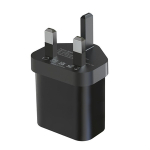 Chargeur de <span class=keywords><strong>batterie</strong></span> de voiture universel 9V2A QC3.0 Chargeur mural rapide pour téléphone USB avec port USB, prise US, UK, EU, accessoires mobiles, charge rapide 18W - Product Image 1