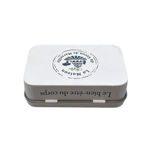 Мини-консервные банки для пищевых продуктов ЕС, с откидной крышкой, металлическая жестяная коробка с тиснением логотипа на крышке - Product Image 6