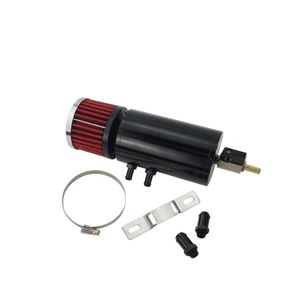 Langes Typ 185mm 750ML Turbo Baffled Oil Catch Can Kit mit oder ohne Entlüftung filter - Product Image 4