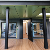Maison préfabriquée en conteneur de 20 pieds, cabane modulaire isolée pour jardin, maison d'hôtes, bureau, studio