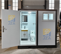 Kabin Toilet Portabel Prefab Harga Terjangkau, Rumah Kecil, Kamar Mandi, Tempat Mandi Camping, Toilet Jongkok, Kamar Mandi Mobile