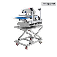 Xinhong 4050 Pneumatique Double Station Sublimation Chaleur Presse Machine Imprimante À Plat Avec Alignement Laser Multicolore