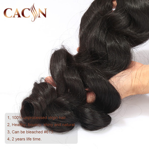 CACIN 100 Cheveux humains indiens pour coiffure longue, ensemble de cheveux humains authentiques à <span class=keywords><strong>New</strong></span> <span class=keywords><strong>York</strong></span> - Product Image 5
