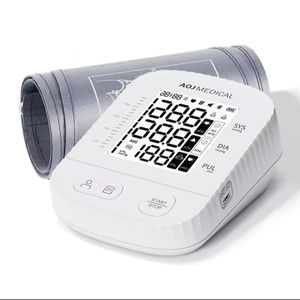 Tensiomètre numérique portable ultra-fin pour usage domestique, alimentation électrique, classe II, précision 1 mmhg, brassard en plastique, métal <span class=keywords><strong>AOJ</strong></span> - Product Image 1