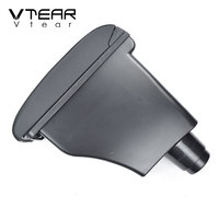 Vdéchirure pour Dacia Renault sandero accessoires de voiture accoudoir en cuir accoudoir boîte de rangement console centrale pièces intérieures automobile