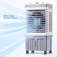 Ventilateur tour humidificateur rafraîchisseur d'air évaporatif domestique FJ-820DL, débit d'air 4500 CMH, 70W, 220V-240V, 50Hz/60Hz, 3 vitesses
