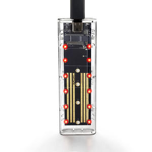 حالة شفافة M.<span class=keywords><strong>2</strong></span> ssd نوع C USB3.1 مع RGB ضوء ملون ngff ساتا nvme بروتوكول مزدوج m.<span class=keywords><strong>2</strong></span> ssd الضميمة - Product Image 6