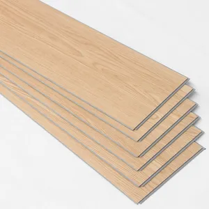 SPC Cilck Lock Wooden Marble Sheet Laminated Plastic Flooring SPC Flooring 8mm Waterproof LVP Flooring Vinyl Plank For Indoor