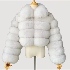 Cappotto di Pelliccia da <span class=keywords><strong>Donna</strong></span> Vendita Diretta dalla Fabbrica all'Ingrosso, Giacca Invernale in Vera Pelliccia - Product Image 1