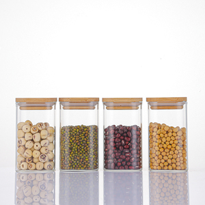 Bocaux en verre personnalisés <span class=keywords><strong>de</strong></span> différentes tailles, verrerie <span class=keywords><strong>de</strong></span> <span class=keywords><strong>conservation</strong></span>, récipients en verre, bocaux <span class=keywords><strong>de</strong></span> rangement pour cuisine, bocaux à épices en verre - Product Image 5