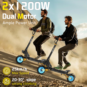 Kick Foldable Mobility Scooter Ienyrid Es1 Long Battery Life Double Shock Absorption Folding Dual Motor Ie-es1 E-scoo - Product Image 3