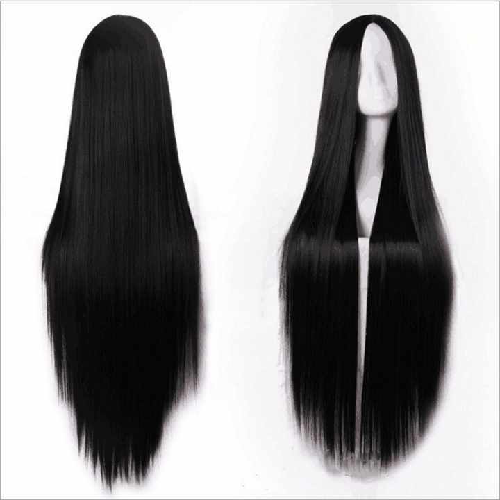 Vente en gros Extension de cheveux Lace Front Longs cheveux noirs