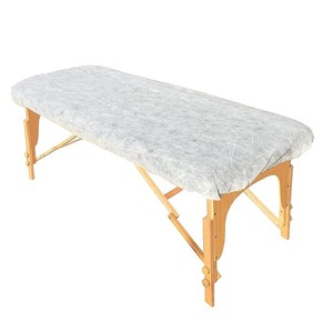 Disposable <b>Fitted</b> <b>Sheets</b> Nonwoven Fabric Safe Sanitary <b>Single</b> Use Wide Application for Spa - Product Image 1