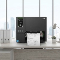 Printer Label Barcode Monokrom Industri Presisi Tinggi TSC MH361T 600DPI Transfer Termal Lebar Cetak 6,61 Inci