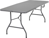 Tables pliantes rectangulaires en plastique au design moderne, faciles à transporter, légères, pour le camping, les repas en plein air, le salon et l'hôtel.