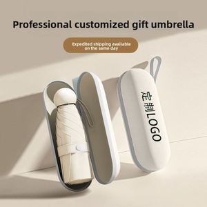 Parapluie publicitaire compact et léger anti-UV pour femme, personnalisable avec logo – Cadeau promotionnel pour événements professionnels - Product Image 2