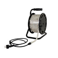 Portable AC LED bande Flexible LED bande lumineuse SMD 2835 180led étanche IP65 50 mètres 25 mètres 15 mètres de longueur pour le chantier