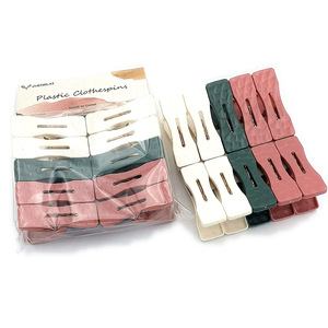 Paquete de 10 Pinzas de Plástico para Ropa, Multifuncionales, Resistentes al Viento, para Secar Ropa - Product Image 2