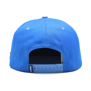 Custom logo 6 Panel <strong>Blue</strong> <strong>Flat</strong> Bill Hat 3d Embroidery Baseball Snapback <strong>Cap</strong>