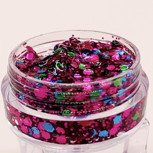 5세 이상 어린이 및 십대용 글램 글리터 젤, 오래 지속되고 빨리 마르는 무독성 15ml 홀로그램 바디 헤어 글리터 젤, 맞춤 로고 제작 - Product Image 3