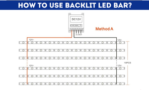 Barre lumineuse LED rétroéclairée en gros, 12V/24V, simple rangée, 14 LED, IP67, 16,8W, pour enseignes publicitaires et caissons lumineux - Product Image 3