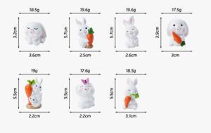 Figura <span class=keywords><strong>de</strong></span> Conejo <span class=keywords><strong>de</strong></span> Resina en Miniatura Kawaii, Decoración <span class=keywords><strong>de</strong></span> Jardín <span class=keywords><strong>de</strong></span> Primavera, Estatua <span class=keywords><strong>de</strong></span> Conejo, Decoración para <span class=keywords><strong>Casa</strong></span> <span class=keywords><strong>de</strong></span> <span class=keywords><strong>Muñecas</strong></span>, Regalo <span class=keywords><strong>de</strong></span> Pascua, Adorno <span class=keywords><strong>de</strong></span> Animal <span class=keywords><strong>de</strong></span> Fábrica - Product Image 2