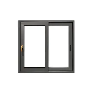 Accesorios de vidrio templado táctil personalizado para puertas y ventanas correderas perfil de aluminio para el mercado australiano