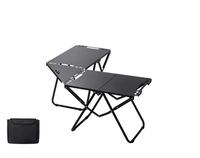 Table pliante tactique moderne réglable en hauteur, légère, en aluminium, robuste, portable, pour le camping et les activités de plein air