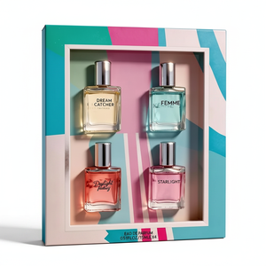 Set Regalo di 4 Profumi Spray Eau De Parfum a Lunga Durata per Donne, 4 Fragranze Uniche per Halloween e Natale - Product Image 2