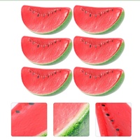 Polystyrène pastèque Faux Pastèque Tranches Faux Fruit Modèle Faux Pastèque Tranche
