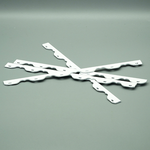 Bán buôn trồng màn trập phần màn trập kiểm soát phần cứng Hidden nghiêng que trang trí PVC mù kéo Rod với lỗ chính xác - Product Image 3