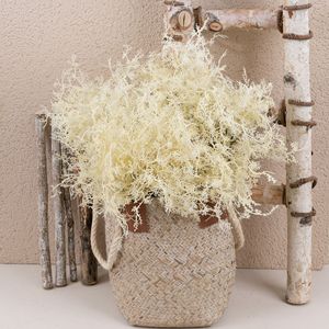 ช่อดอกไม้ประดิษฐ์ CallaFloral รุ่น Artemisia สีเบจ ขาวนวล เทา ทำจากพลาสติก สำหรับตกแต่งภายใน งานแต่งงาน - Product Image 2