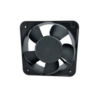 Ventilateur axial EC 150x150x51mm à roulement à billes en plastique, haute pression statique, pour armoire de stockage d'énergie, onduleur UPS
