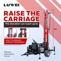 Machine de forage de puits d'eau portable à moteur diesel 78 CV, diamètre 300 mm, profondeur 300 m pour la surveillance des eaux souterraines, marque LUWEI