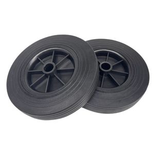 SR1003 Roue de pneu en caoutchouc solide anti-crevaison de 10 pouces pour chariot de roue de moteur de pelouse de roue de poussette - Product Image 2