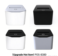 Printer Thermal Tiket 80mm ZJ8380 Terbaik, Imprimant USB LAN untuk Penggunaan Rumah Sakit, Dilengkapi Fungsi Penomoran Antrian untuk Mencetak Nomor
