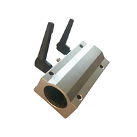Bloc coulissant linéaire miniature SCS8LUU SCS10LUU, boîtier en acier chromé, roulement de précision P6, précharge légère pour CNC à petite échelle