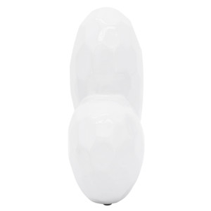 Scultura moderna a forma di cuore in ceramica per l'arredamento di casa, bagno e ufficio - Product Image 3