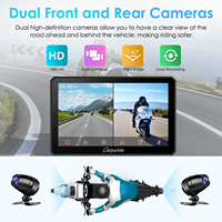 Carpuride W712D TPMS Étanche IP67 Carplay Moto Radio Moto Android OS Navigation GPS Écran CarPlay pour Moto