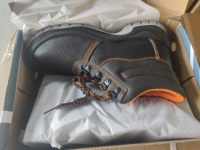 Calzado de Seguridad Industrial para Hombre y Mujer, con Puntera de Acero, Impermeable, de Cuero, Antideslizante