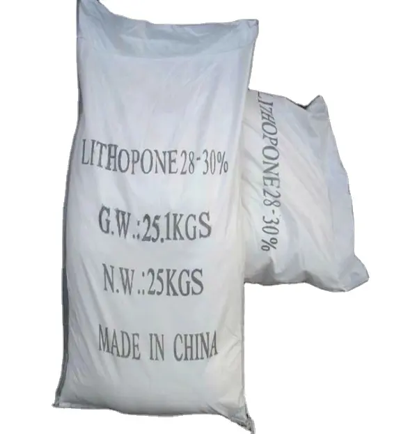 Penggunaan industri Lithopone B301/B311 pigmen putih Harga Bagus Untuk plastik karet/cat bangunan cat tahan air/Masterbatch