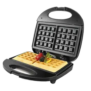 Venda quente mini portátil mini waffle máquina casa automática pequeno almoço waffle máquina