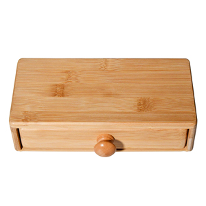 Tabla de bloqueo de hilo de bambú extra gruesa de 18 mm con clavijas, cajón de almacenamiento, <span class=keywords><strong>agujas</strong></span> y orificios para ganchillo - Product Image 5