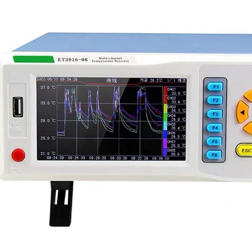 8 to 64 Channel Temperature Monitoring System with Scan and Fixed-Point Measurement