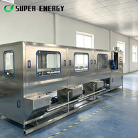 Ligne d'embouteillage d'eau minérale pure en verre entièrement automatique, système de production complet à petite échelle avec codage laser