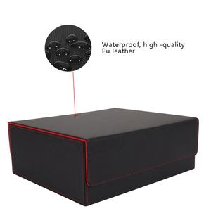 <span class=keywords><strong>Caja</strong></span> de cubierta de PU de gran capacidad Torson para tarjetas deportivas PTCG, juegos de mesa Yugioh para CCG Commander Display TCG, almacenamiento de naipes - Product Image 3