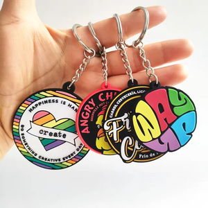 Porte-clés personnalisé en PVC souple 3D/2D, porte-clés en caoutchouc souple, porte-clés en silicone, tous types de porte-clés personnalisés - Product Image 3