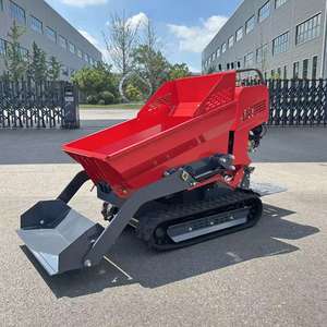 Woer F500 500 кг Строительная площадка мини-гусеничный самосвал дизельный гидравлический самозагружающийся гусеничный самосвал Строительная площадка - Product Image 1
