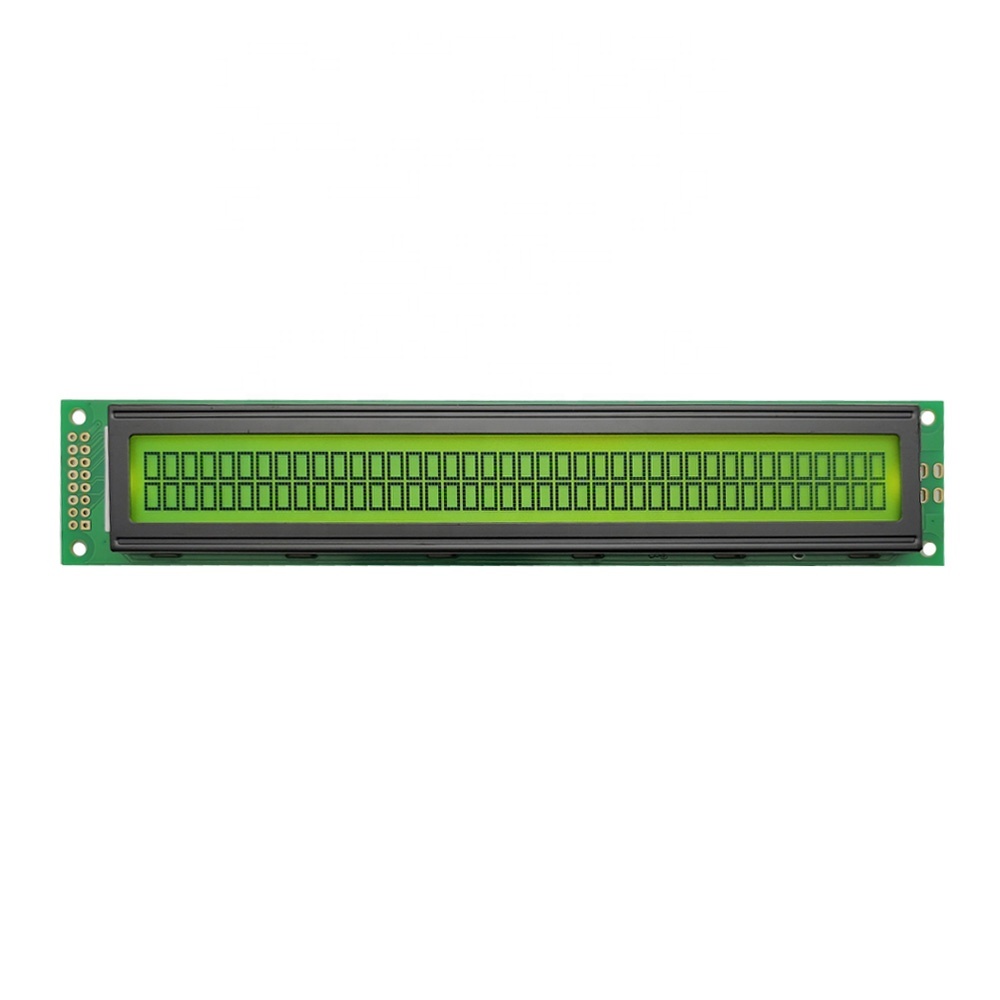 Customized 4002 40x2 STN Positive COB Character LCD Display 5V Supply With Yellow Green Backlight